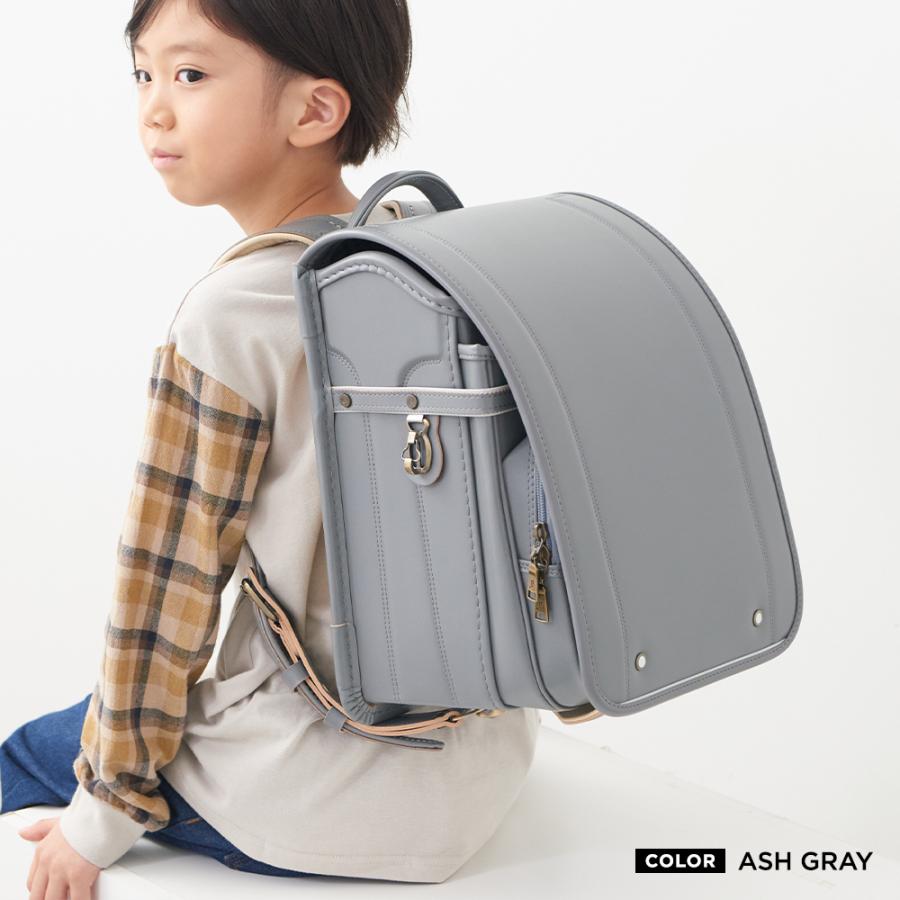 ランドセル 男の子 女の子 2027年 アッシュアンジェアンティーク 小学生 小学校 入学 人気 おすすめ 国内 A4 フラットファイル 堀江鞄製造 ラン活 日本製 手作りの画像