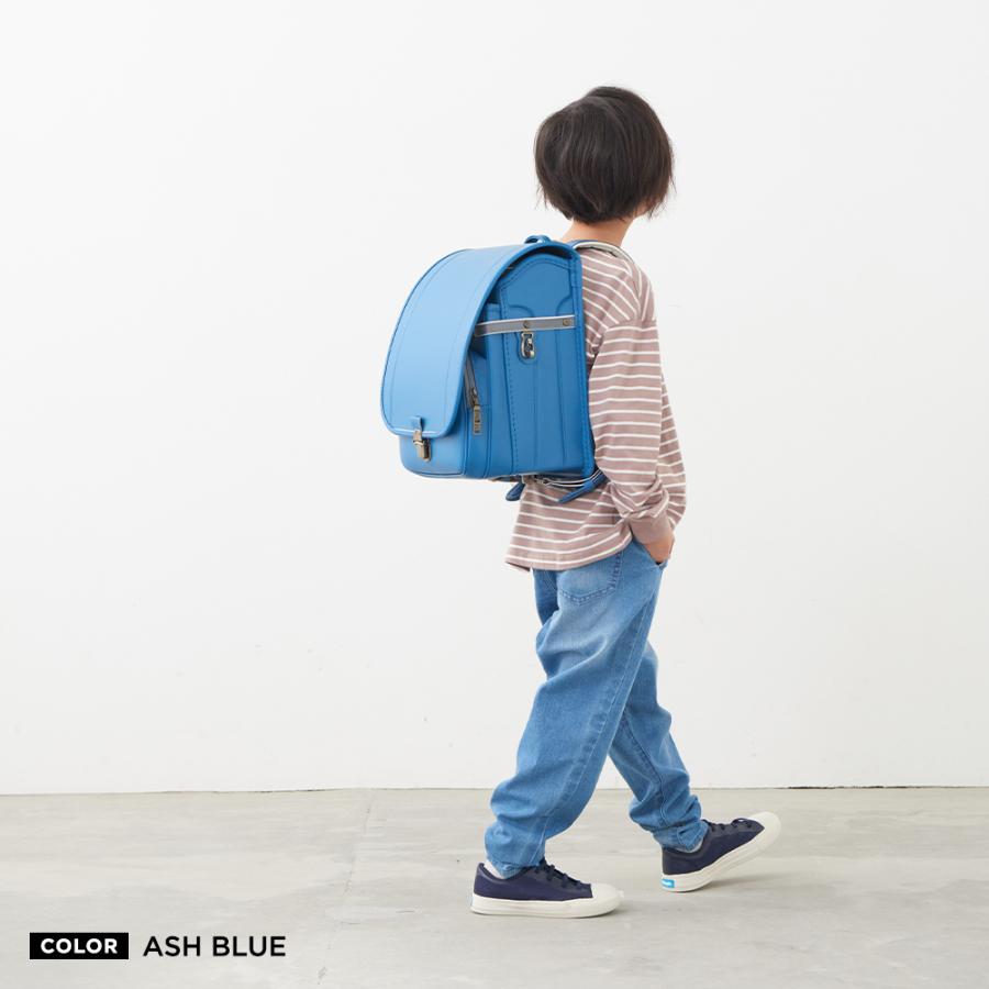 ランドセル 男の子 女の子 2027年 アッシュコパンアンティークハーフトップ 半かぶせ 小学生 小学校 入学 人気 おすすめ A4 フラットファイル 堀江鞄製造 日本製の画像