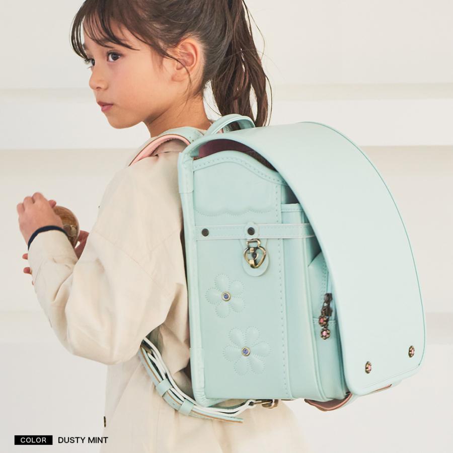 ランドセル 牛革 女の子 2025 A4フラットファイル お花のランドセル 