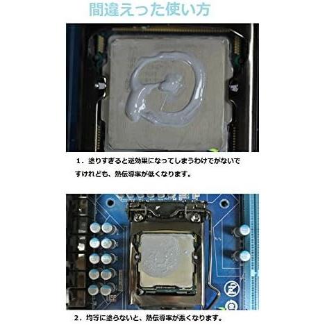 Side3 CPUグリス 冷却グリス シリコングリス 熱伝導グリス 絶縁タイプ