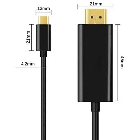 USB Type-C to HDMI 変換ケーブル 1.8m ブラック｜rank-up｜08