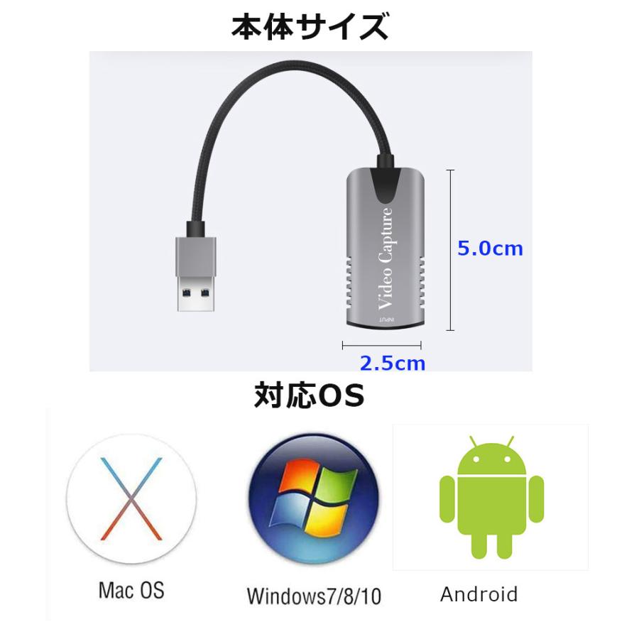 HDMIVideoCaptureキャプチャーボードSwitch可能 楽天市場】キャプチャーボード 4K HDMI キャプチャーボード