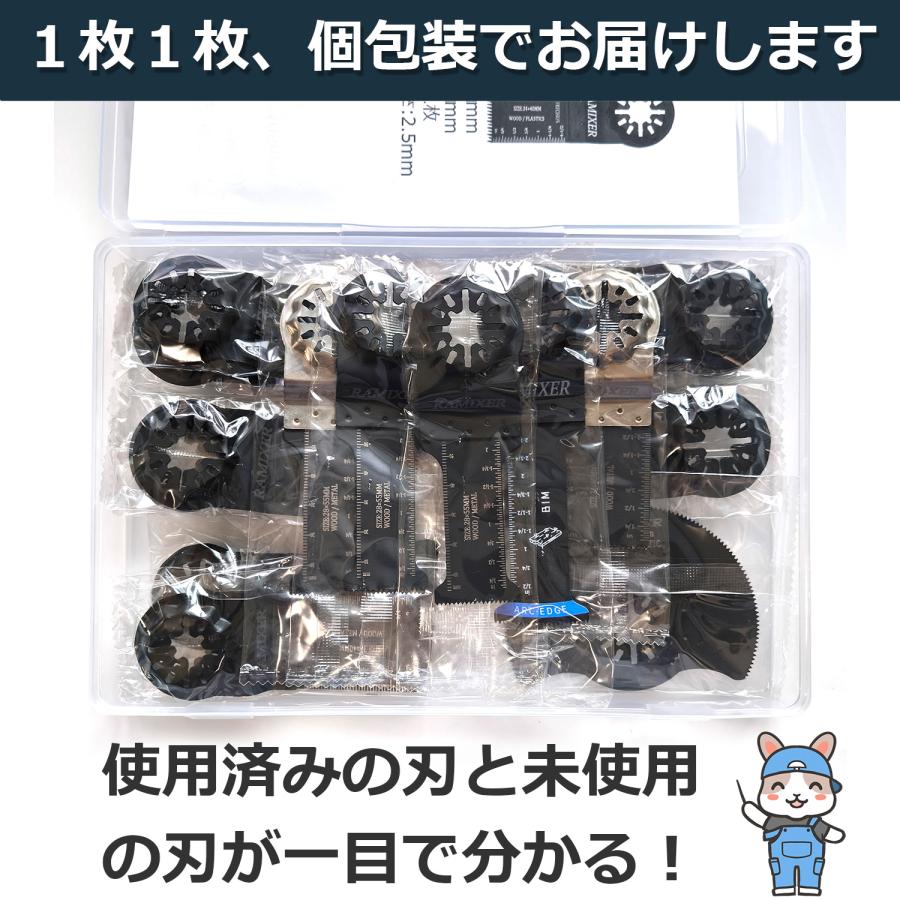 RAMIXER マルチツール 替刃 スターロック 木材用 5枚セット 際切り