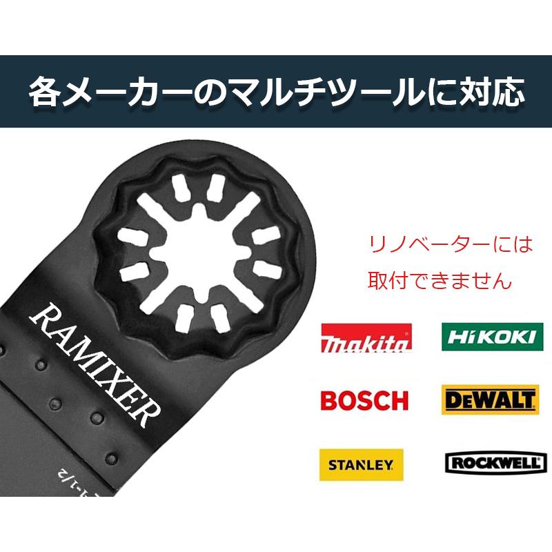 RAMIXER マルチツール 替刃 スターロック 金属 木材用 5枚セット RAMIXER マルチツール 替刃 スターロック 金属 木材用 5枚セット
