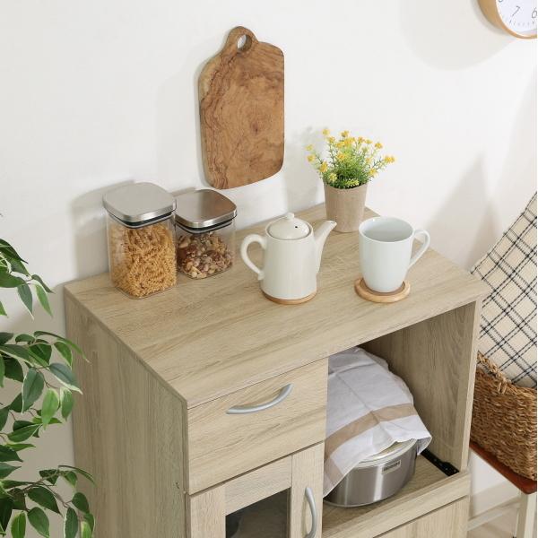 キッチンボード 70689 ホワイトオーク 食器棚 キャビネット キッチン