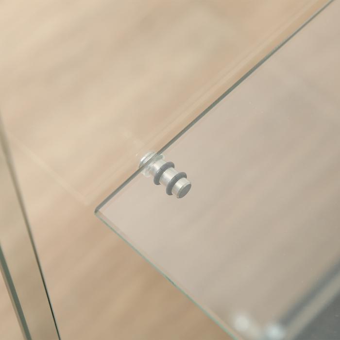 ガラスコレクションケース（クリア）4段 TMG-G130 98880 収納棚 収納
