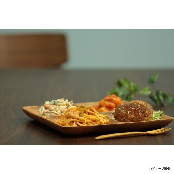 木製食器 木製プレート トレイ アカシア スクエアトレー 4仕切付