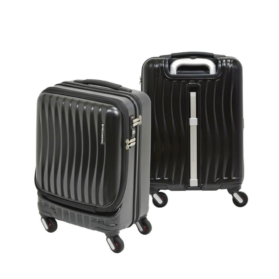 FREQUENTER CLAM A ストッパー付4輪キャリー 34L FREQUENTER ストッパー付き4輪キャリーケース CLAM A クラム 34L