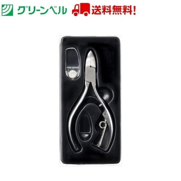 ステンレス製爪切り ステンレス製ニッパーつめきり つめ飛びガード付き G-1050 爪切り
