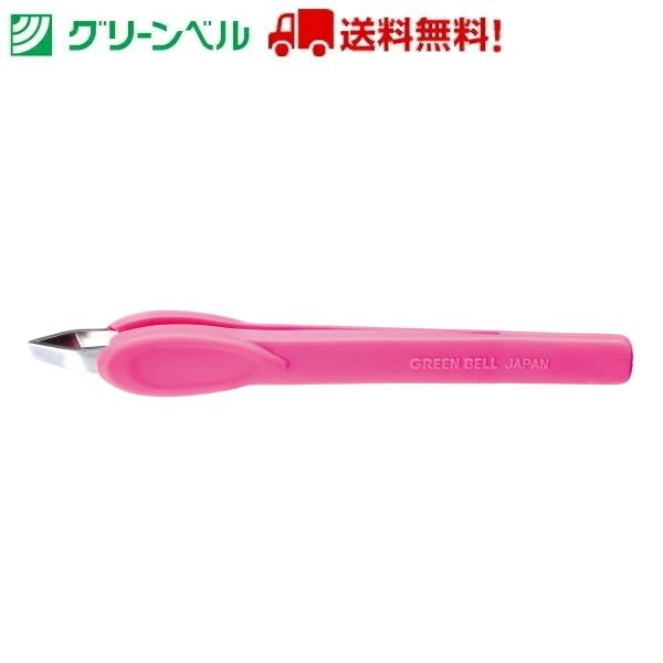 先斜め毛抜き・ラバーグリップ GT-217 毛抜き ツィザー ステンレス