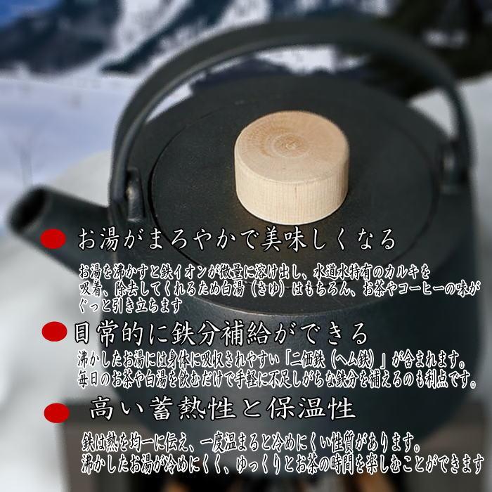 【ラッピング無料 丁寧発送】 鉄瓶 急須 1L 急須 直火 IH対応 ガス対応 ITP2 鉄分 鉄 やかん ケトル  ギフト おしゃれ スケーター スタイリッシュ | スケーター | 04