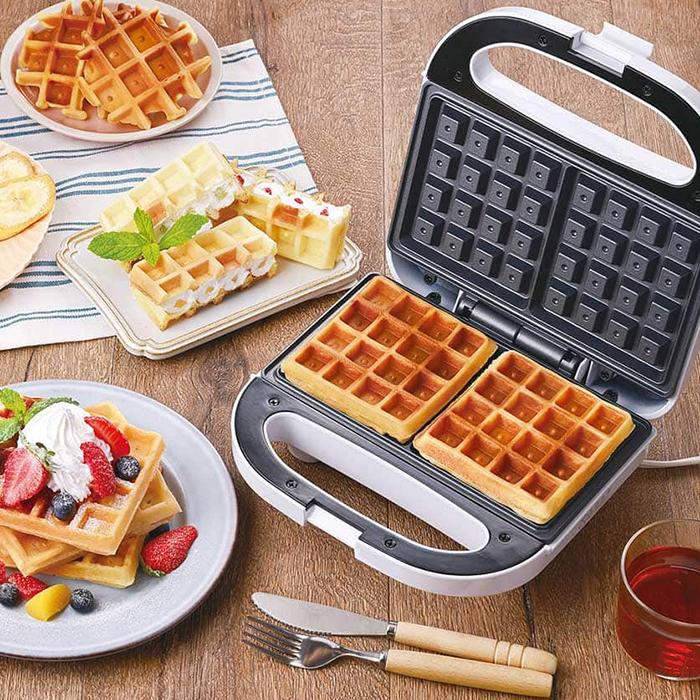 2枚焼きワッフルメーカー KDHS-023W ライソン lithon ワッフルメーカー