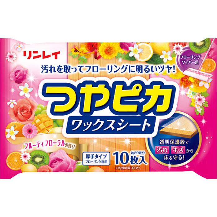ワックスシート フローリングワイパー用 リンレイ つやピカ 厚手タイプ 10枚入り 透明保護膜で汚れ キズから床を守る フローリング床 掃除 手入れ Rinrei 生活便利雑貨ランクアップ 通販 Yahoo ショッピング