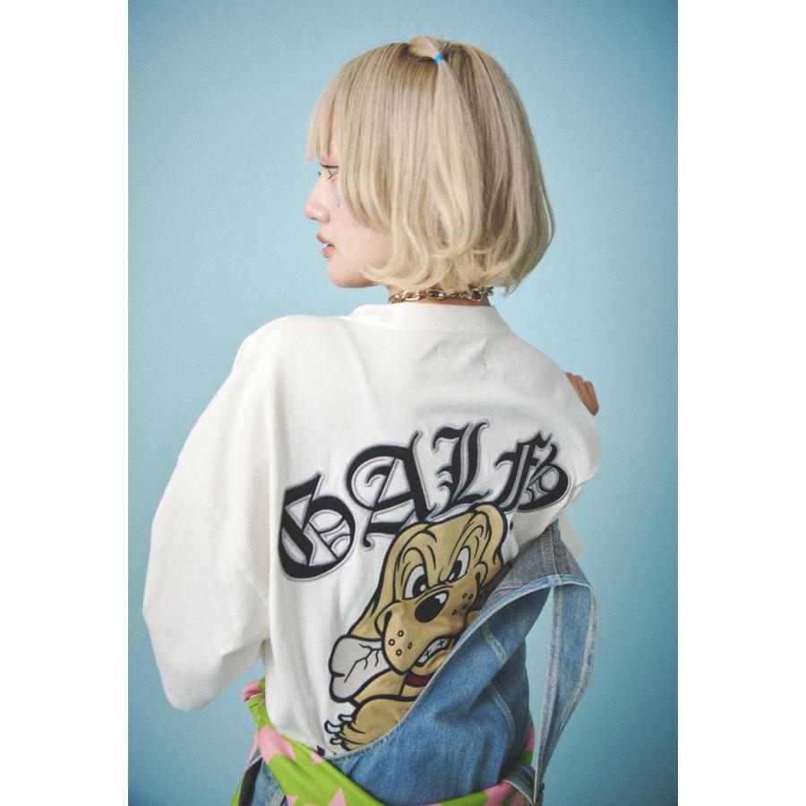 GALFY オーバーサイズ 半袖 Tシャツ WILDDOGS 刺しゅう ガルフィー