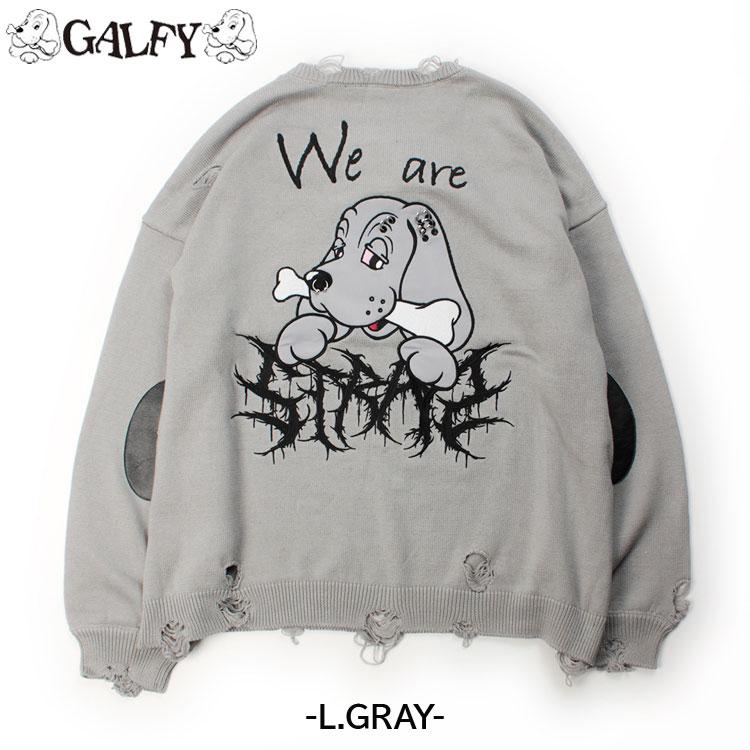 GALFY（ガルフィー） ババチバチピアスニット ピアス 長袖 ニット 