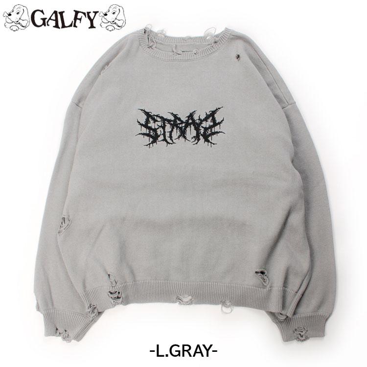 GALFY（ガルフィー） ババチバチピアスニット ピアス 長袖 ニット