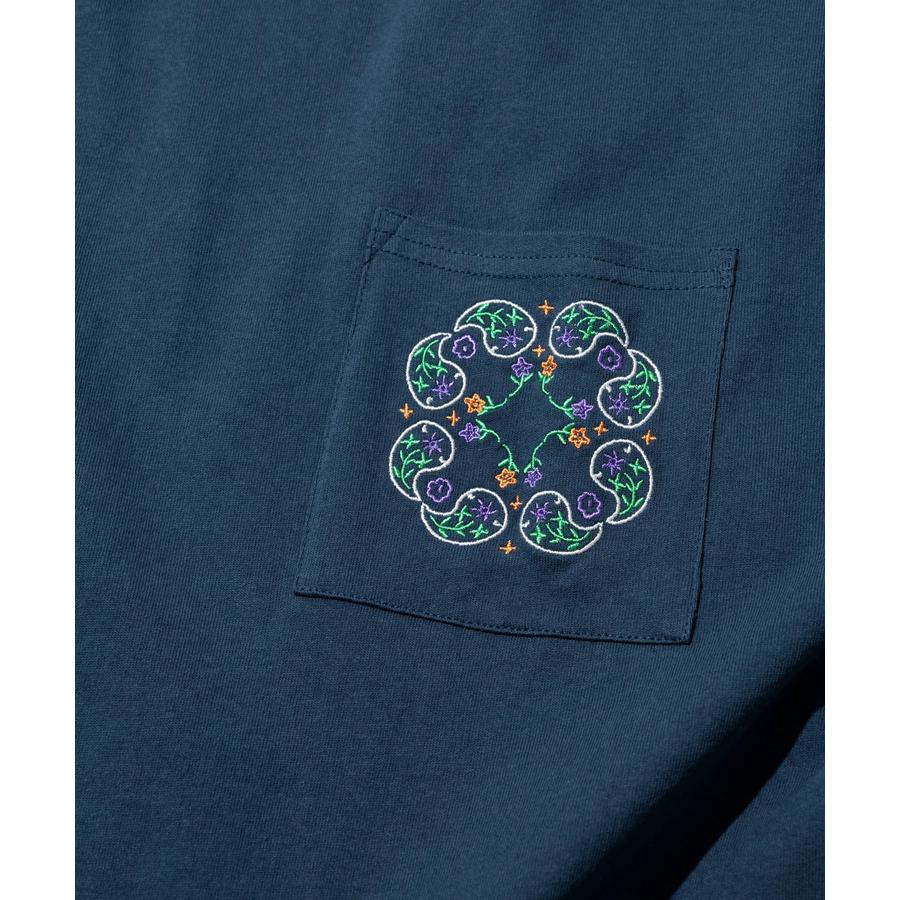 go slow caravan（ゴースローキャラバン） ペイズリー柄 刺繍ポケット