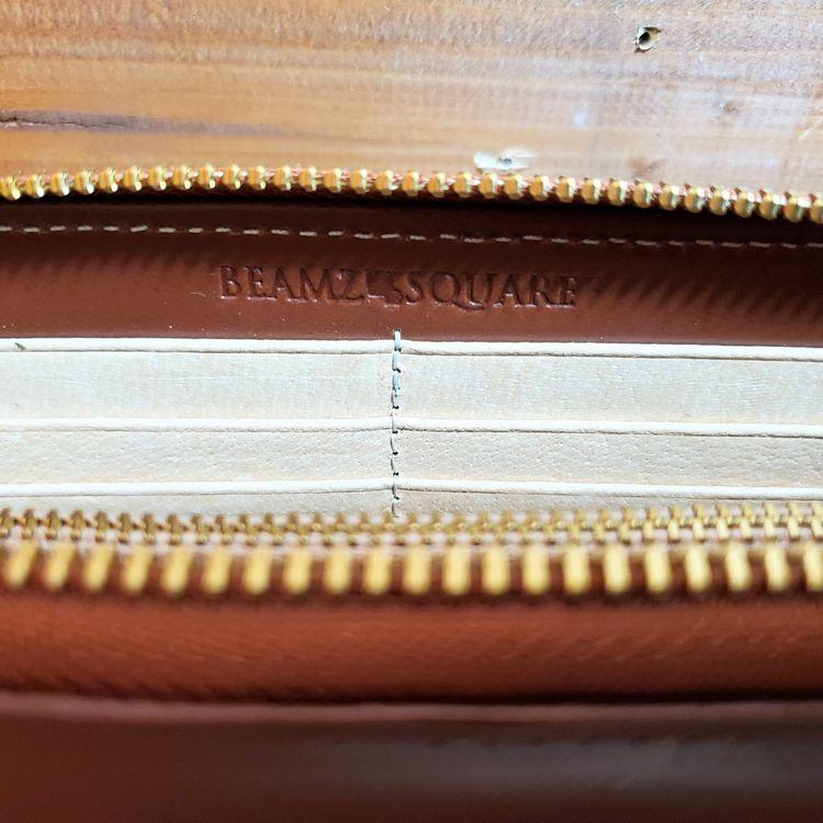 ラウンドファスナー 長財布 牛ヌメ革 ロングウォレット 財布 本革