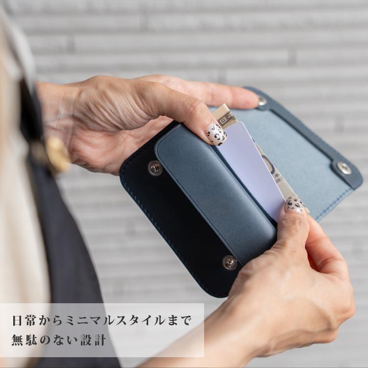 日本製 栃木レザー 正規品 コンパクト ショート トラッカー ウォレット