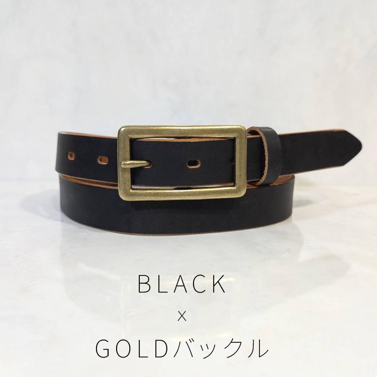 日本製 真鍮バックル 茶芯 レザー ベルト メンズ 本革】細ベルト