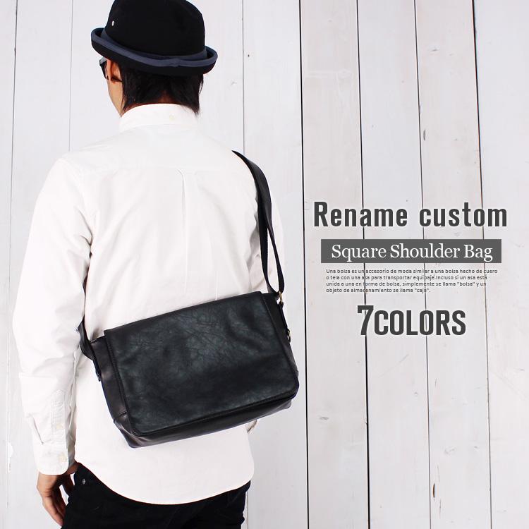 ダンゲンテン レザーショルダーバッグ フラップ 斜めがけ ブラック A4 ショルダーバッグ レザー フラップ メッセンジャーバッグ 斜めがけ