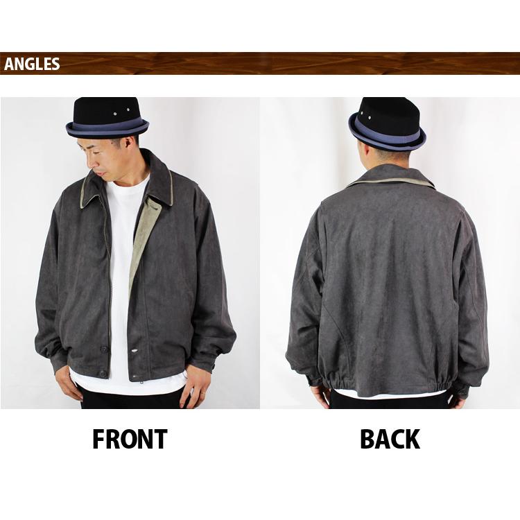 処分 SALE OUTLET】 スウェードタッチ Wカラー ジャケット メンズ
