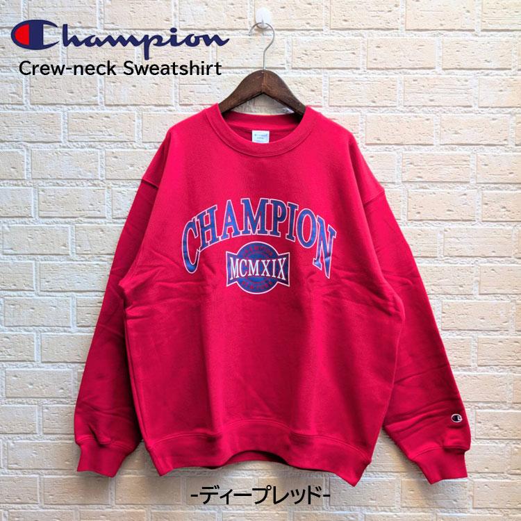 ヴィンテージ　Champion レッド スウェットシャツ Mサイズ Champion（チャンピオン） 【30％OFF】Champion クルーネック