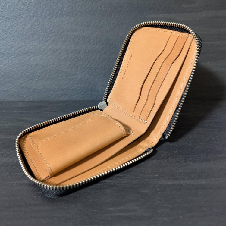 正規品 日本製】新喜皮革 コードバン レザー ラウンドジップ