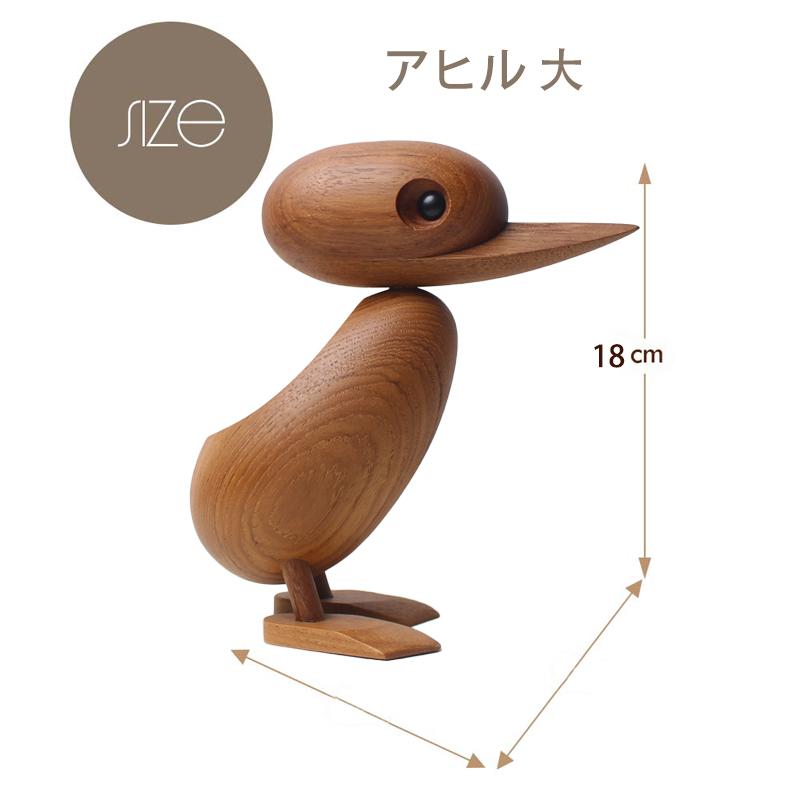 置き物 木製 アヒル オブジェ インテリア 高品質 人形 雑貨 動物