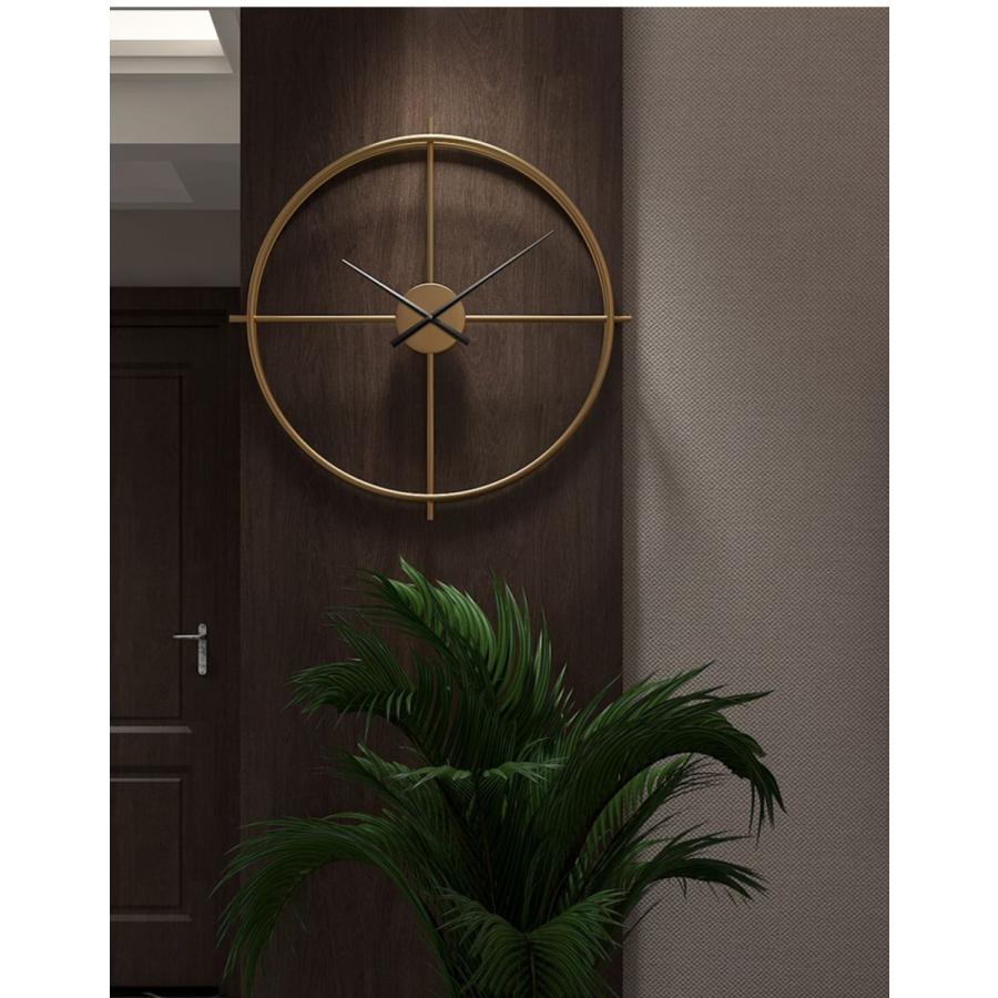 おしゃれ 壁掛け時計 鉄芸製 北欧 カフェインテリア 電池式 掛け時計