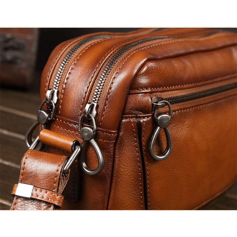 職人手作りヌメ革 メンズバッグ 斜め掛けバッグ ショルダー