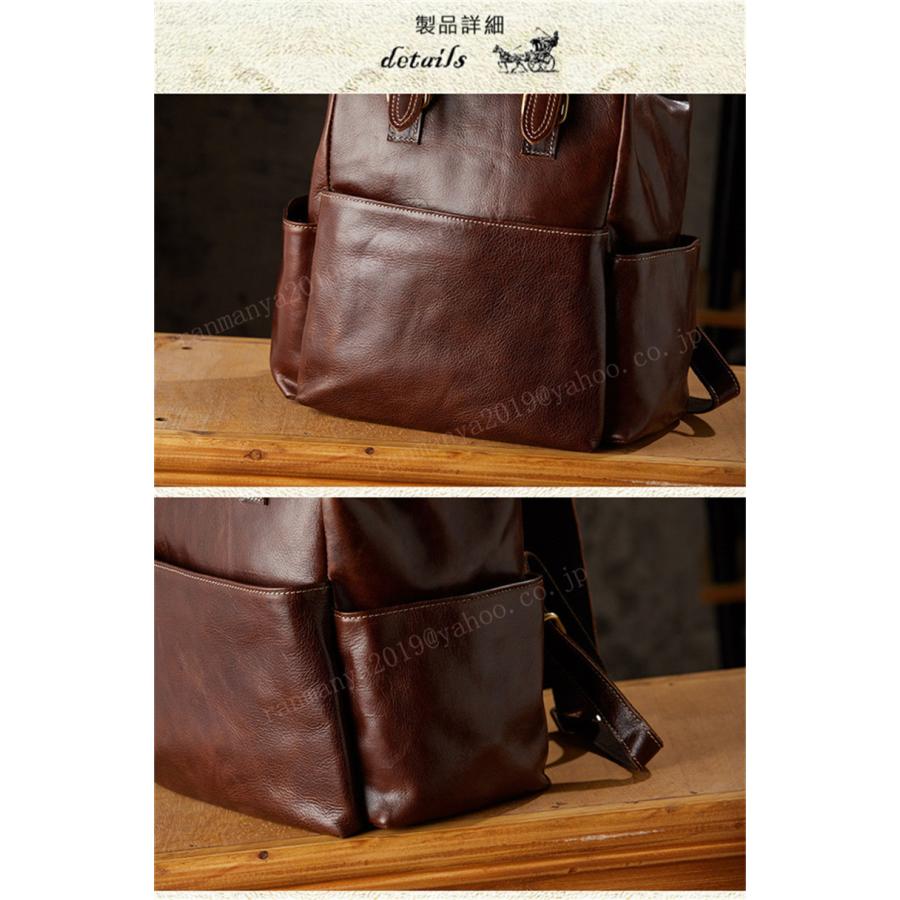 indeed ヌメ革 ビジネスリュック レザーリュック　本革 ブラウン indeed ヌメ革 ビジネスリュック レザーリュック 本革 ブラウン バッグ