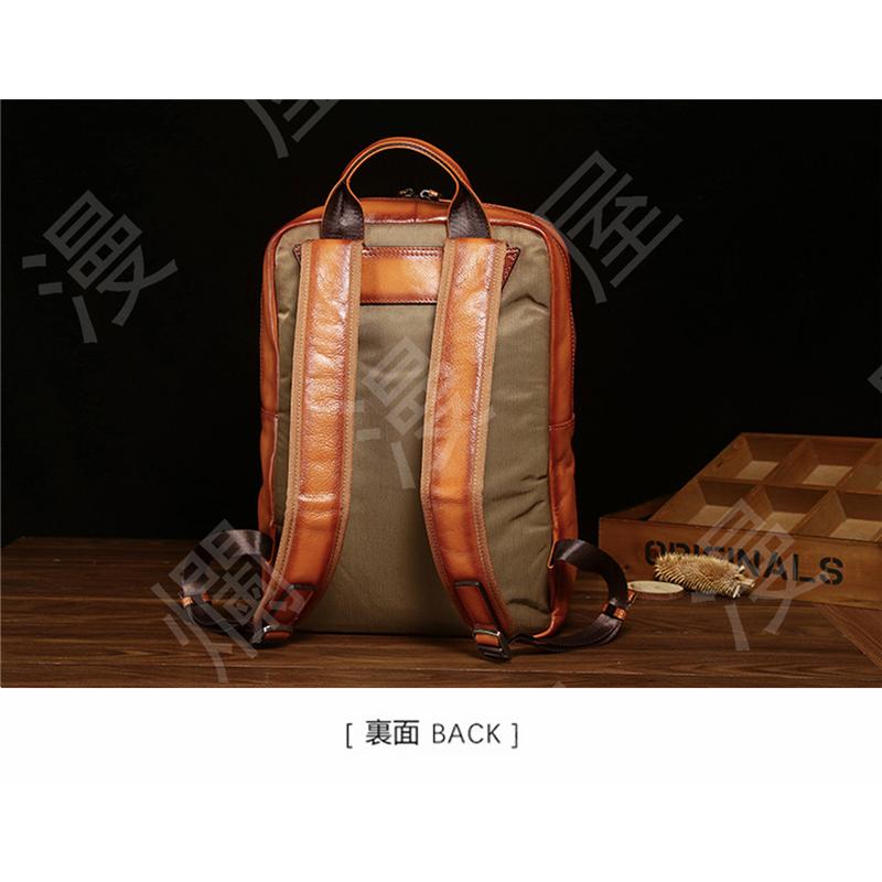 ☆新品☆ ヌメ革 ビジネス リュック 本革 デイバッグ メンズ バッグ