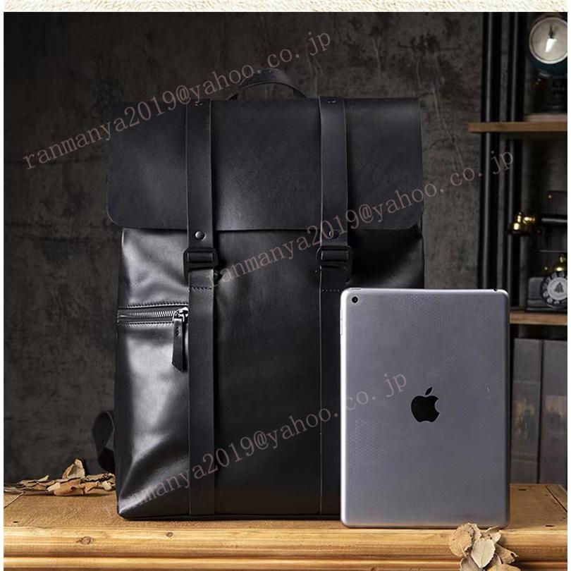 リュック メンズ デイパック ビジネス 本革 ビジネスリュック 撥水加工