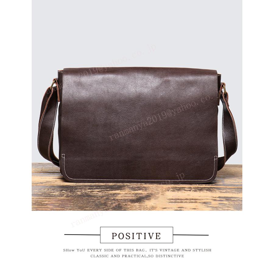 A4サイズ メンズ バッグ ショルダーバッグ  新品 本革 斜めがけ 2way ショルダーバッグ メンズ 斜めがけ A4 かばん 2Wayバッグ