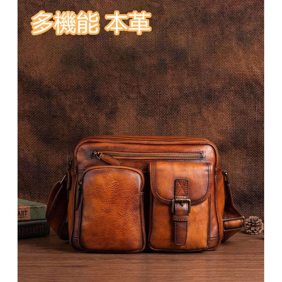 新品 本革 ショルダーバッグ メンズ アンティーク 斜め掛け鞄 新品 本革 ショルダーバッグ メンズ アンティーク 斜め掛け鞄