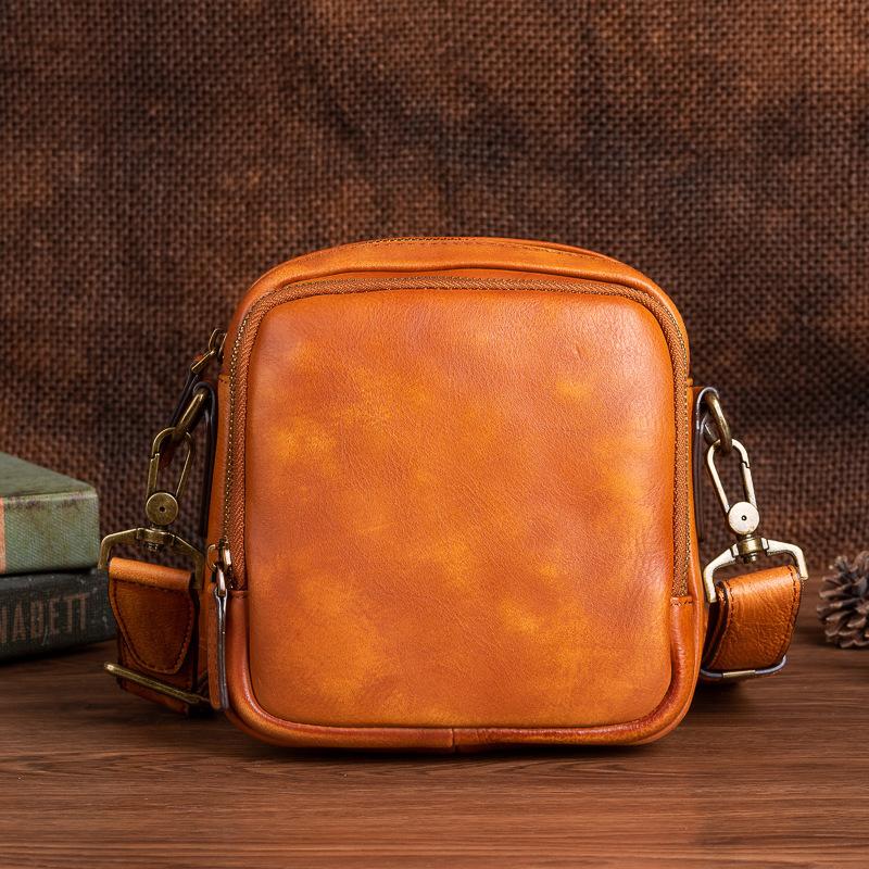 新品 本革 ショルダーバッグ メンズ アンティーク 斜め掛け鞄