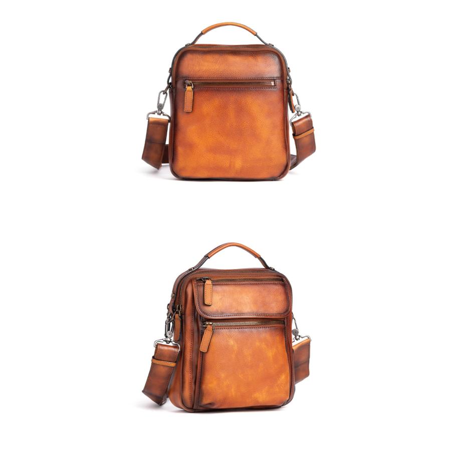 本革 ショルダーバッグ メンズ アンティーク 斜め掛け鞄