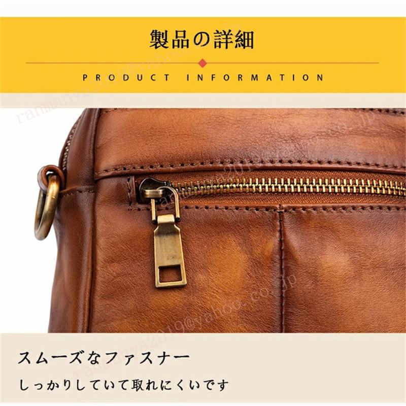 ボディバッグ メンズ 本革 レザー ショルダーバッグ 斜め掛け バッグ