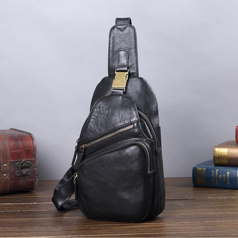 職人手作り ヌメ革 ボディバッグ ワンショルダー 牛本革 多機能 肩掛け