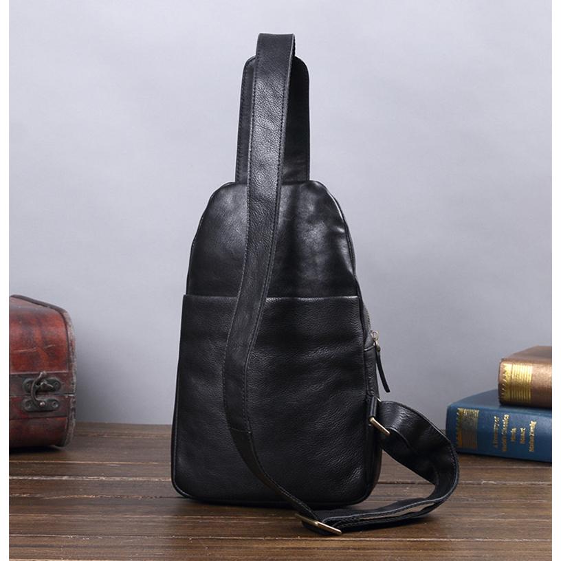 職人手作り ヌメ革 ボディバッグ ワンショルダー 牛本革 多機能 肩掛け
