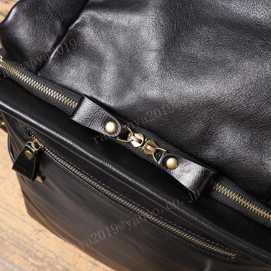 新品推薦 リュックサック メンズ ビジネスリュック 本革 バックパック 