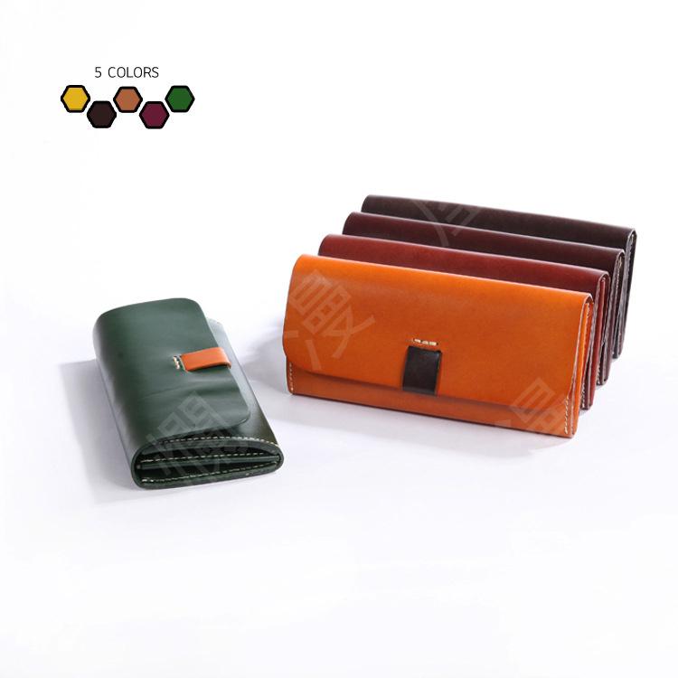 長財布 レディース 薄い 本革 かぶせ 二つ折り イタリアンレザー 大