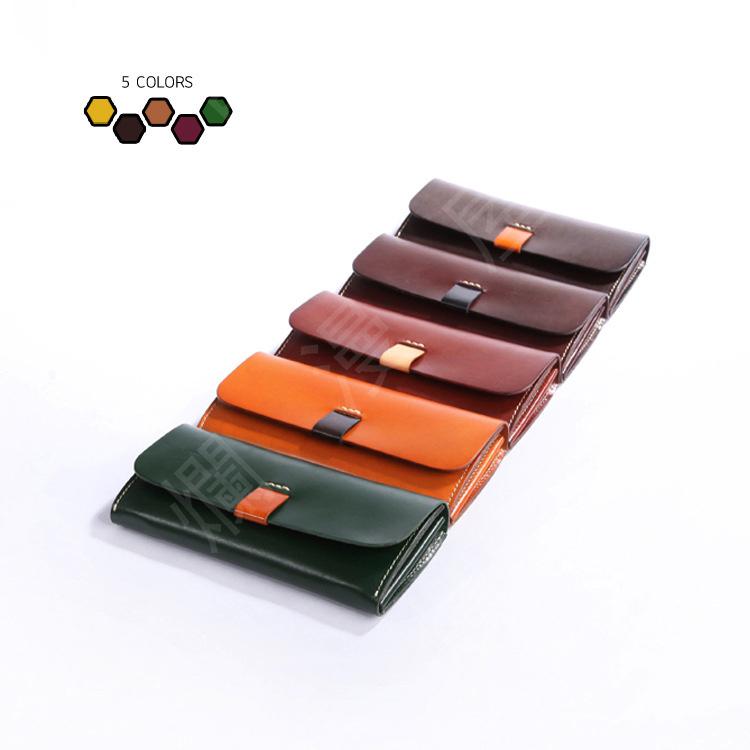 長財布 レディース 薄い 本革 かぶせ 二つ折り イタリアンレザー 大