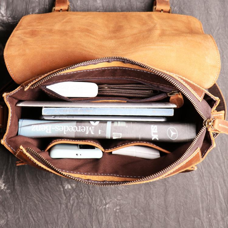 ボディバッグ ワンショルダーバッグ 本革 メンズ レザー 大容量 斜め