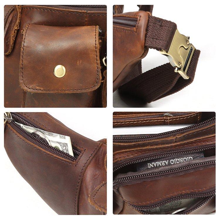 MCM ブランド　ボディバッグ　ウエストポーチ　ブラウン 美品　メンズ MCM（エムシーエム）の「〈クラシック〉クロスボディ - ヴィセトス