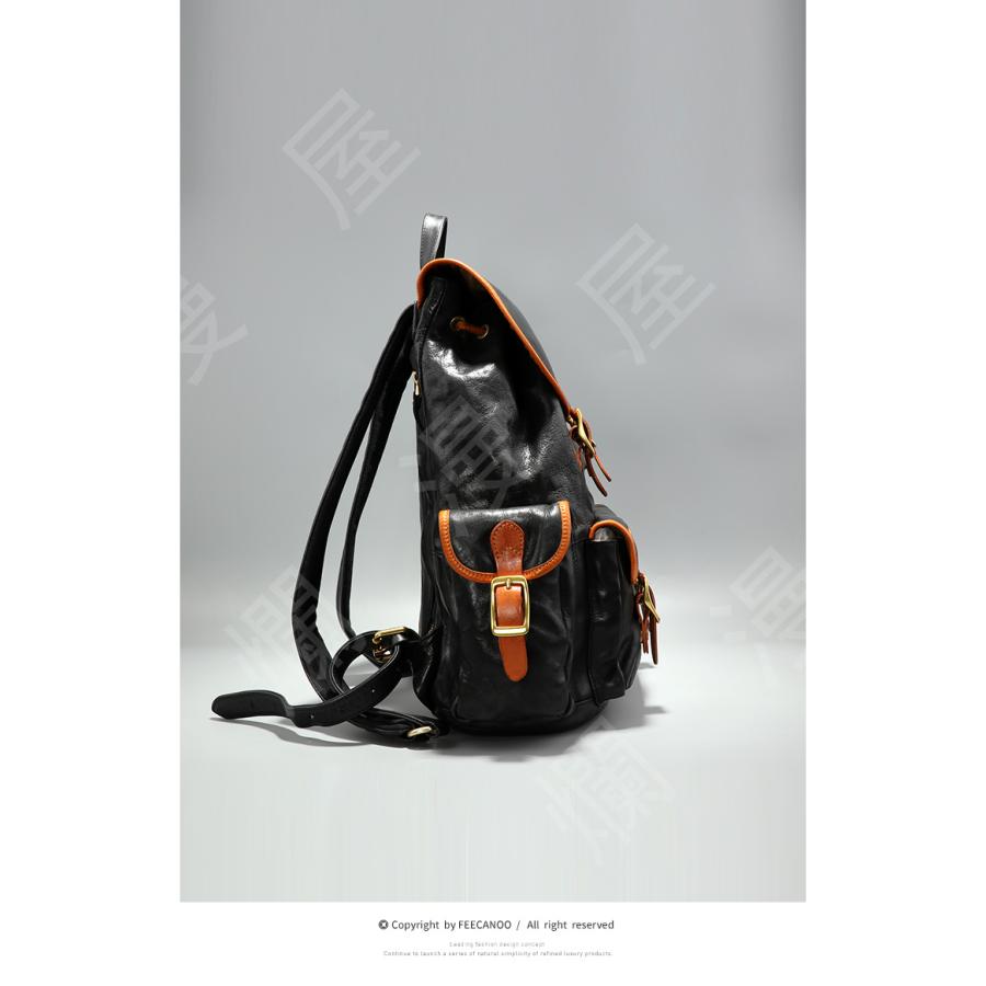 リュック メンズ ヌメ革リュックサック ビジネス 通勤通学 14PC対応