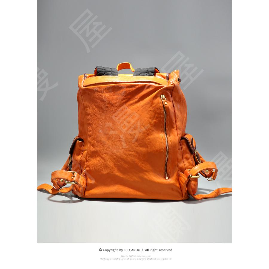 リュック メンズ ヌメ革リュックサック ビジネス 通勤通学 14PC対応