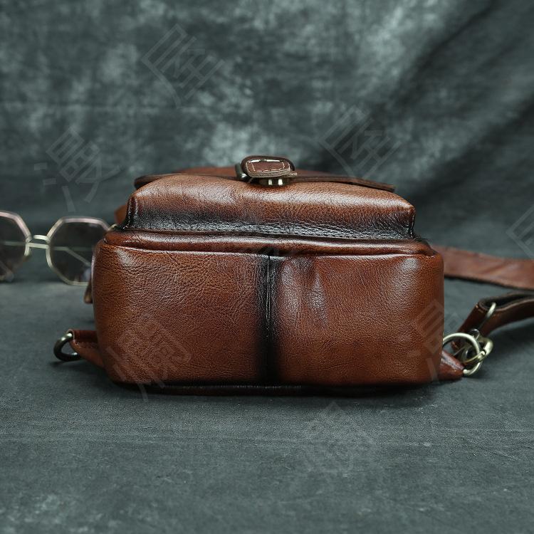 高品質 ボディバッグ 牛革 レザー メンズバッグ ワンショルダーバッグ