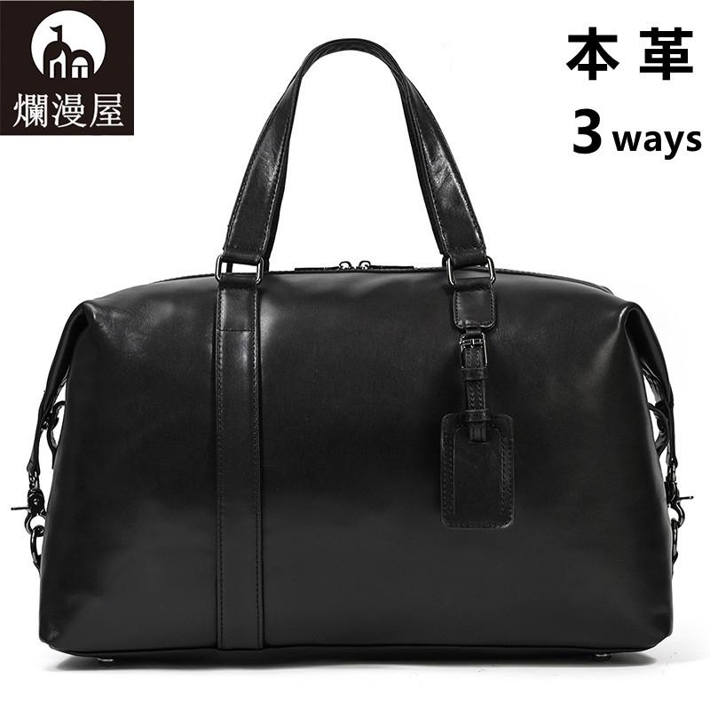 新品 レザー ボストンバッグ トラベルバッグ ショルダー バッグ 2WAY